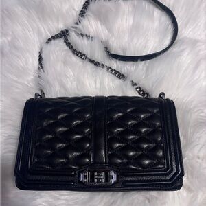Rebecca Minkoff Black Quilted Crossbody Bag